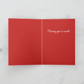 Carte Aquarelle mignonne Coeur arc-en-ciel (Intérieur)