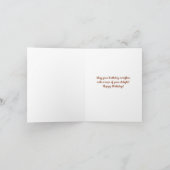 Carte Aquarelle Mint Chocolat Chip Crème de glace Annive (Intérieur)