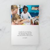 Carte Aquarelle Moderne Arc-en-Ciel Merci Professeur (Intérieur)