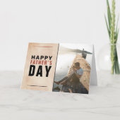 Carte Aquarelle moderne Joyeux Père`s Day Photo (Devant)