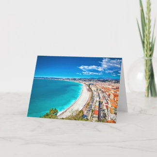 Carte Aquarelle Nice, France