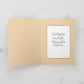 Carte Aquarelle Ours Brown Avec Fleurs (Intérieur)