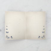 Carte Aquarelle papillon vintage (Intérieur)