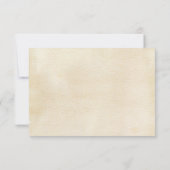 Carte Aquarelle Pâques Panier et lapin style timbre (Dos)