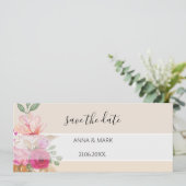 Carte Aquarelle Pastel Spring Bouquet (Debout devant)