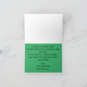 Carte aquarelle peinture Xmas Boxers, message fantaisist (Intérieur)