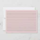 Carte Aquarelle Pink Peonies Recette II (Dos)