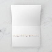 Carte Aquarelle Poules de poulet Approches d'automne (Intérieur)