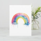 Carte aquarelle Rainbow Flat (Debout devant)