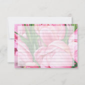 Carte Aquarelle - recette de douche nuptiale (Dos)