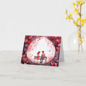 Carte Aquarelle romantique (Fleur jaune)