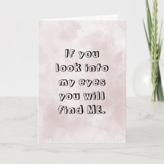 Carte Aquarelle rose Anniversaire romantique (Devant)