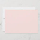 Carte Aquarelle rose violet rose-pourpre Floral Sweet 16 (Dos)