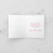 Carte Aquarelle Roses Funny Favorite fête des mères (Intérieur)