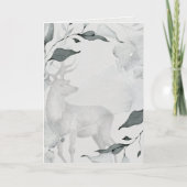 Carte Aquarelle rustique Cerf pacifique (Devant)