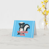 Carte Aquarelle si puant mignon (Fleur jaune)