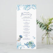 Carte Aquarelle sous l'itinéraire Mariage marin (Debout devant)