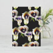 Carte Aquarelle Sublime Arum Calla Lilies (Debout devant)