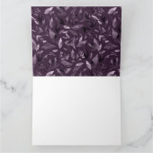 Carte Aquarelle tombée feuilles 7 (Intérieur)