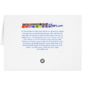 Carte Aquarelle Trois Carottes Folles (Dos Horizontal)