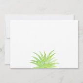 Carte Aquarelle tropicale Hibiscus floral mariage (Dos)
