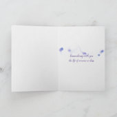 Carte aquarelle violette dahlia sympathie (Intérieur)