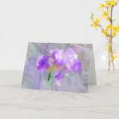 Carte Aquarelles (Fleur jaune)