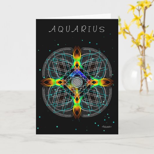 Carte Aquarius (Fleur jaune)