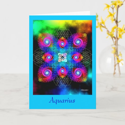 Carte Aquarius (Fleur jaune)