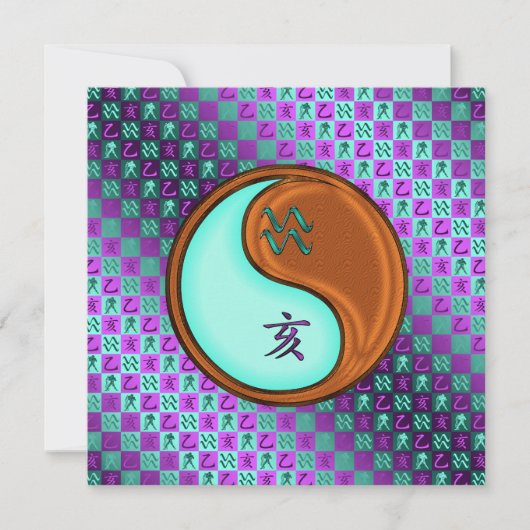 Carte Aquarius & Boar (Devant)