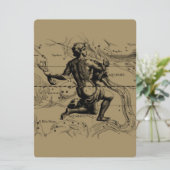 Carte Aquarius Constellation Hevelius 1690 Jan 20 Feb 18 (Debout devant)