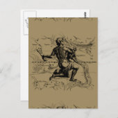 Carte Aquarius Constellation par Hevelius (Devant / Derrière)