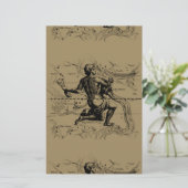 Carte Aquarius Constellation par Hevelius (Debout devant)