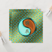 Carte Aquarius & Dragon de Bois (Devant/Arrière en situation)