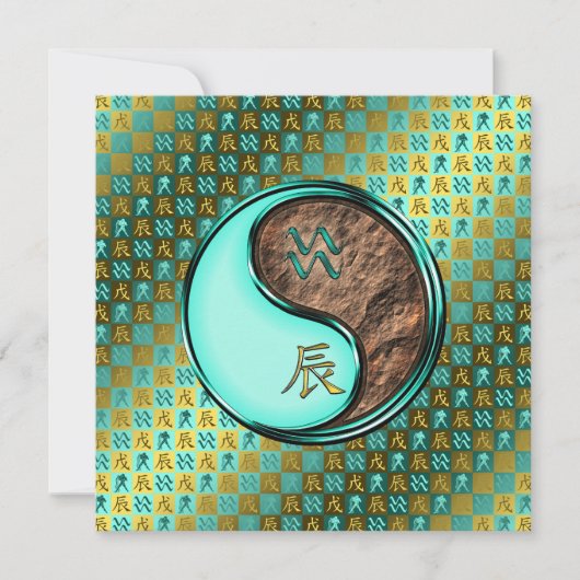 Carte Aquarius & Earth Dragon (Devant)