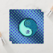 Carte Aquarius et Ox d'eau (Devant/Arrière en situation)