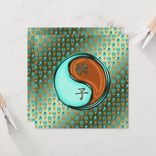 Carte Aquarius et Rat de Bois (Devant/Arrière en situation)