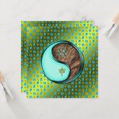 Carte Aquarius et singe de la Terre (Devant/Arrière en situation)