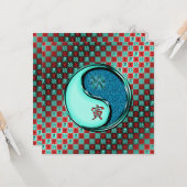 Carte Aquarius et Tigres d'eau (Devant/Arrière en situation)