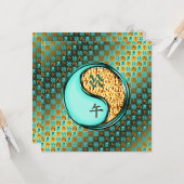 Carte Aquarius & Fire Horse (Devant/Arrière en situation)