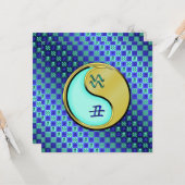 Carte Aquarius & Ox métallique (Devant/Arrière en situation)