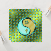 Carte Aquarius & Singe Métal (Devant/Arrière en situation)