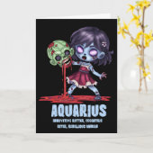 Carte Aquarius Zombie (Fleur jaune)