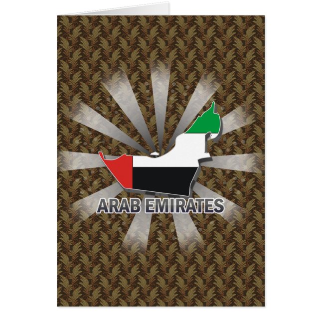 Carte arabe 2,0 de drapeau d'émirats (Devant)