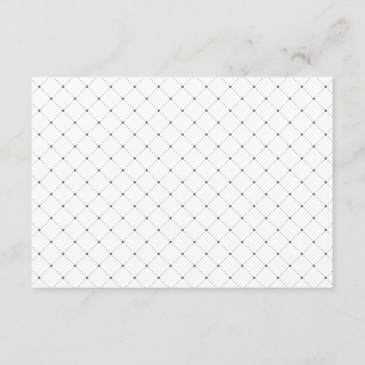 Carte Arabesque | Champagne satiné (Dos)