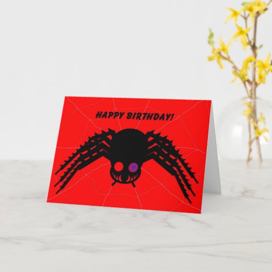 Carte Araignée (Fleur jaune)