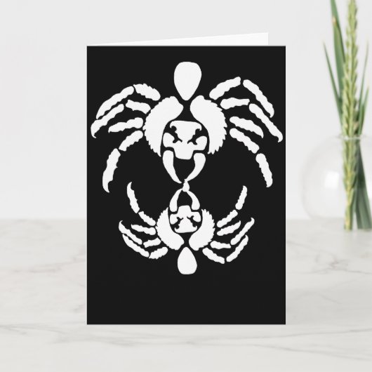 Carte Araignée avec venin sur fang (Devant)