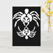 Carte Araignée avec venin sur fang (Fleur jaune)