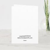 Carte Araignée d'écriture (Dos)