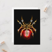 Carte Araignée en vapeur noire (Devant/Arrière en situation)